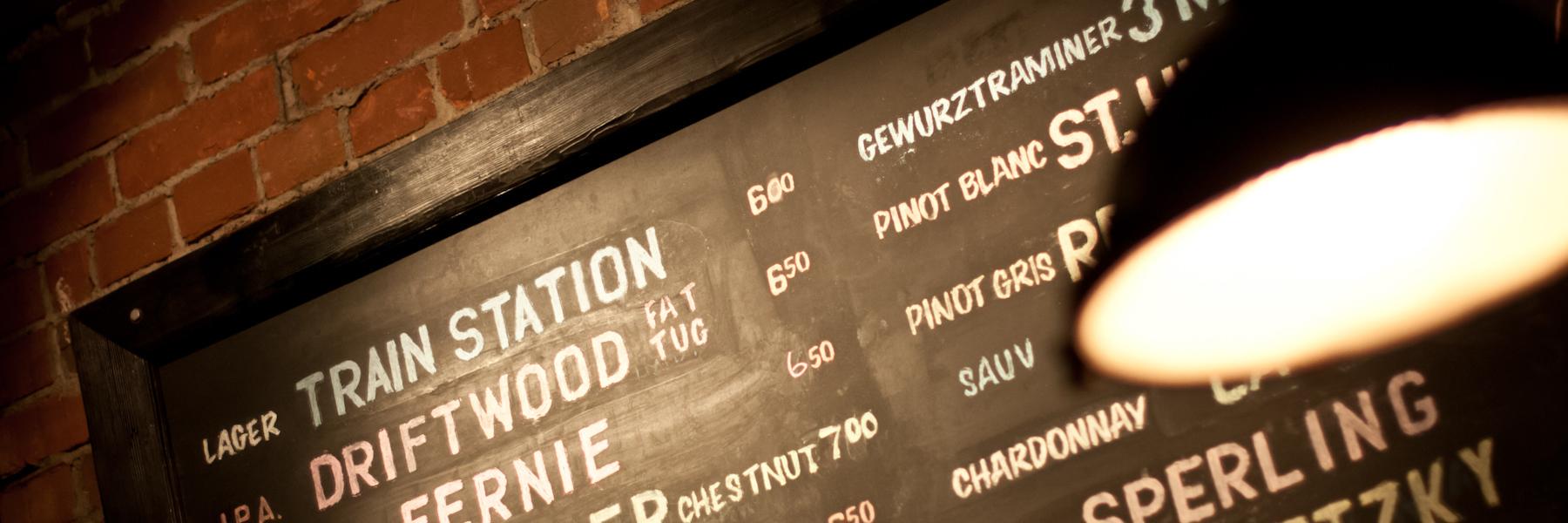 Train Station Pub banner