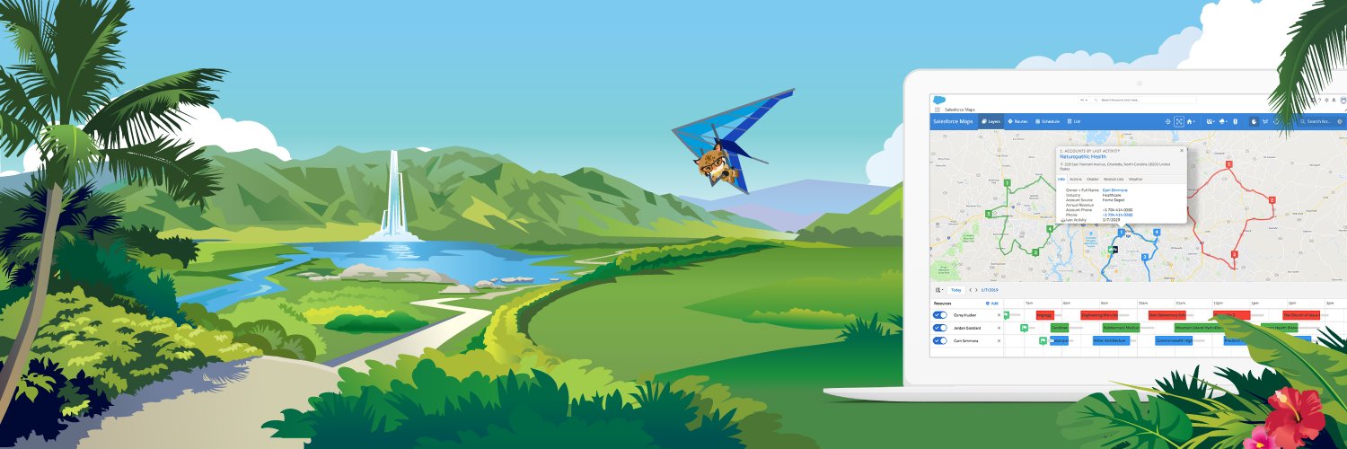 Salesforce Maps banner