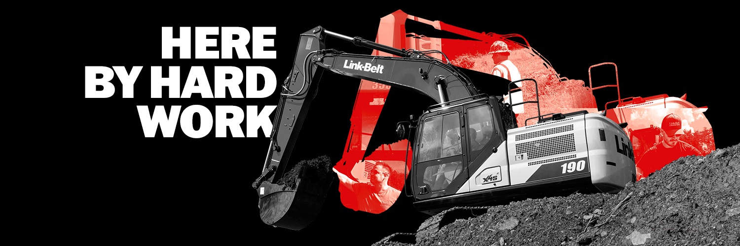 Link-Belt Excavators banner