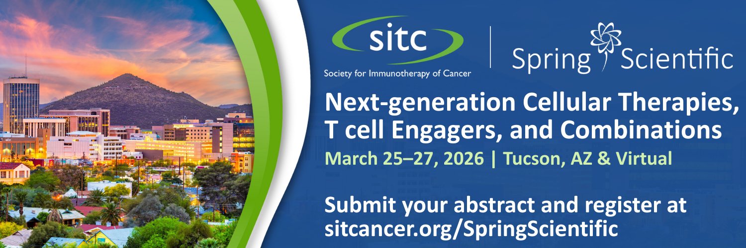 Society for Immunotherapy of Cancer banner