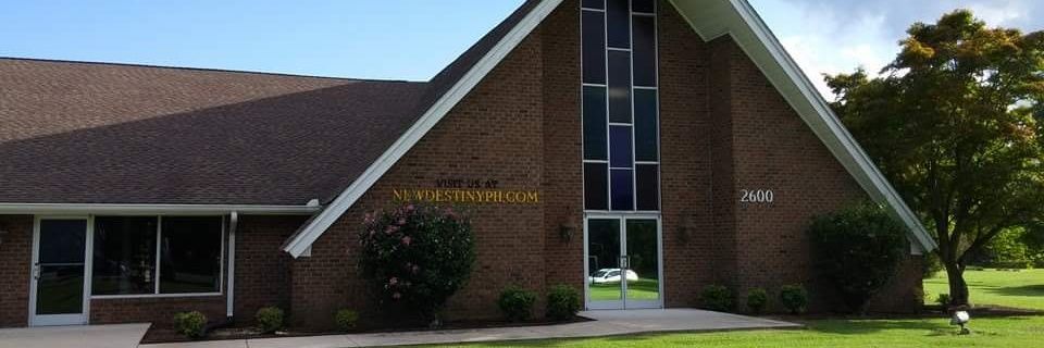 New Destiny Church banner