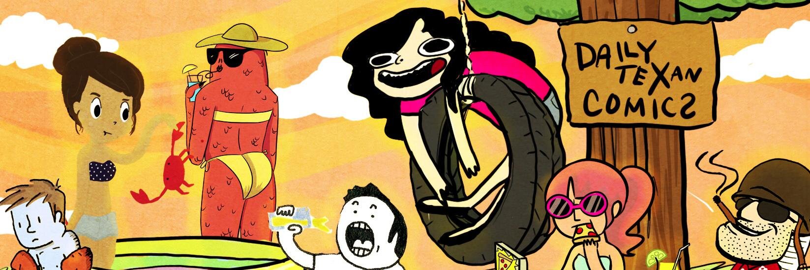 Daily Texan Comics banner