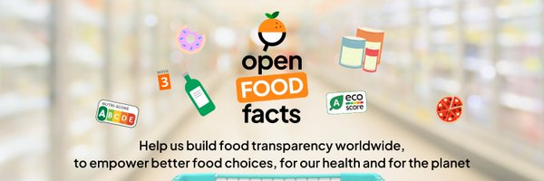Open Food Facts Profile Banner
