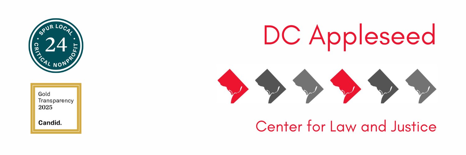 DC Appleseed Center for Law & Justice banner