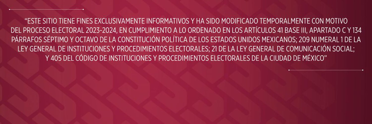 Secretaría de Salud de la Ciudad de México Profile Banner