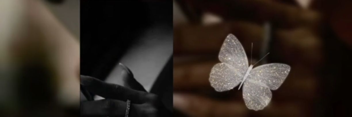 black and white banner