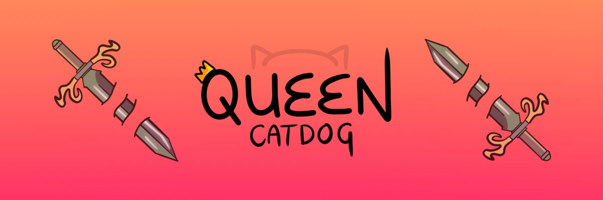 Queencatdog banner