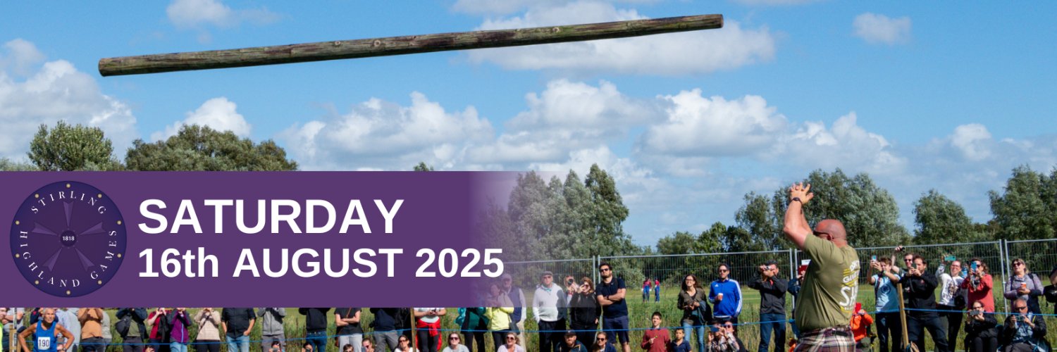 Stirling Highland Games banner