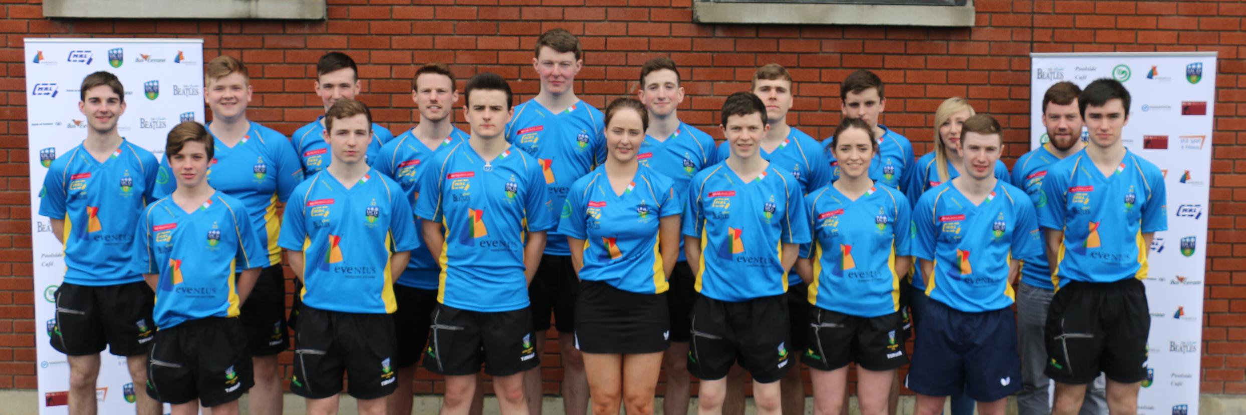 UCD-Dublin Table Tennis banner