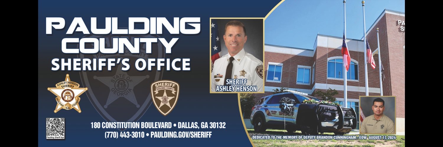Paulding Sheriff banner