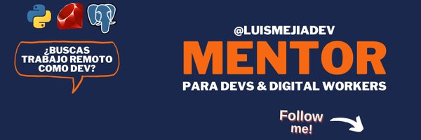 Luis Mejia - Dev Profile Banner