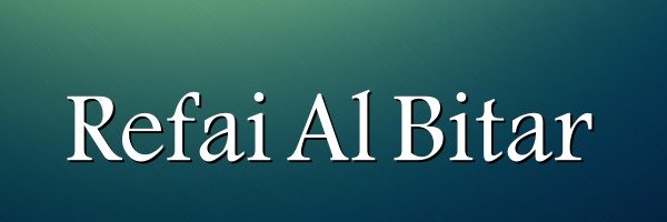 Refai Al Bitar banner
