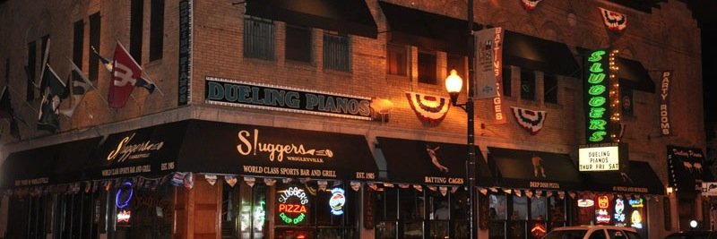 Sluggers Sports Bar banner