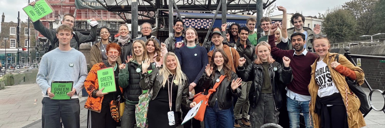 Camden Green Party banner