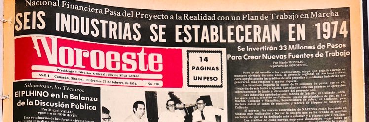 Noroeste's banner