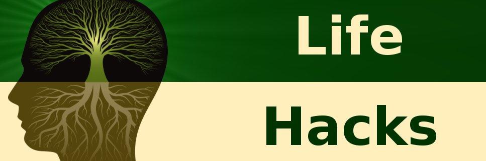 Life Hacks banner