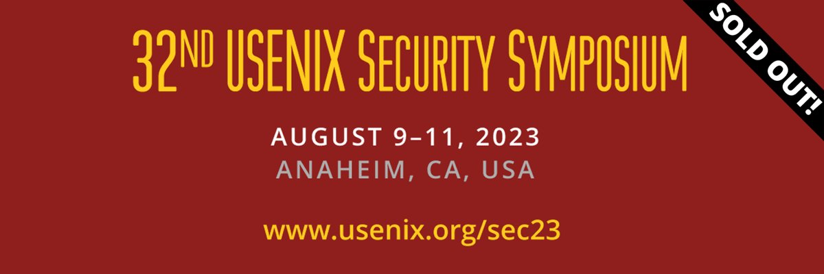 USENIX Security banner