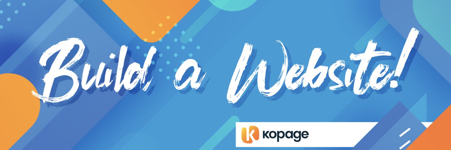 Kopage Website Builder banner