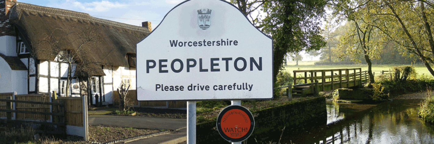 Peopleton Hall banner