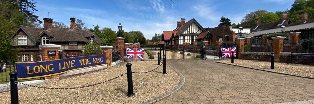 Wolferton Station banner