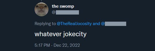 Jocosity banner