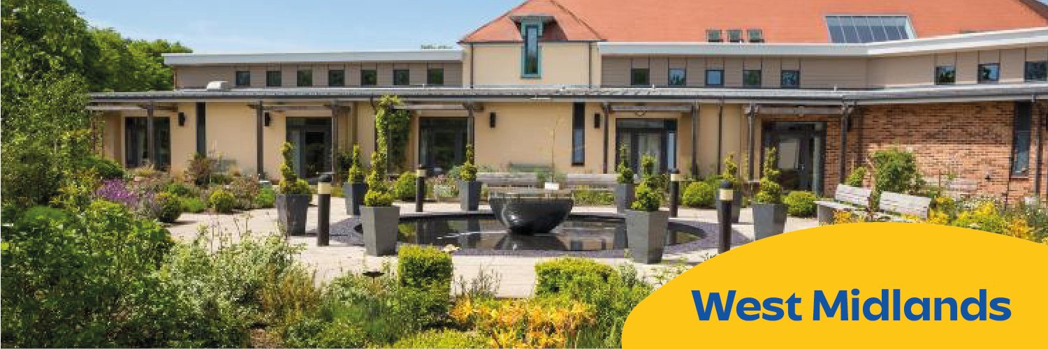 Marie Curie West Midlands Hospice banner