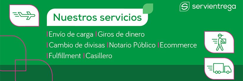 Servientrega International USA banner