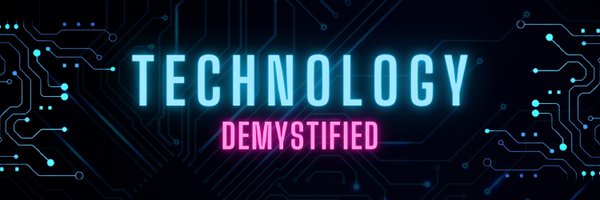 Tech Demystified ♨ ✍ Profile Banner