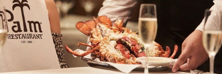 The Palm Restaurant banner