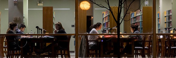 Alexander Campbell King Law Library banner