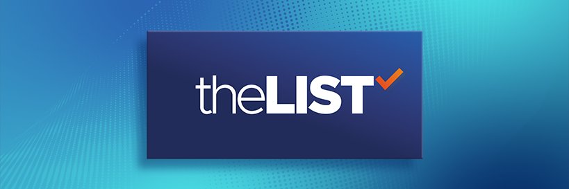 The List banner