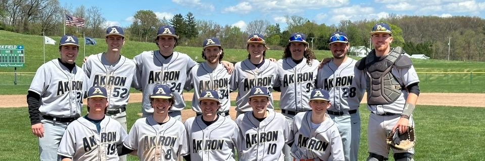 Akron Club Baseball banner