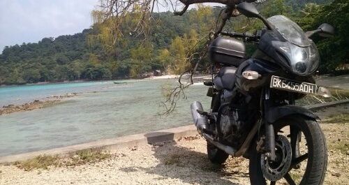 ganda rental motor medan banner