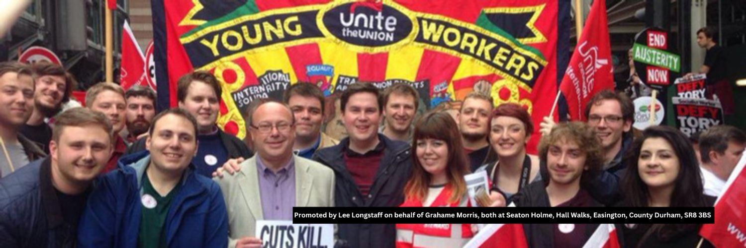 Grahame Morris MP's banner