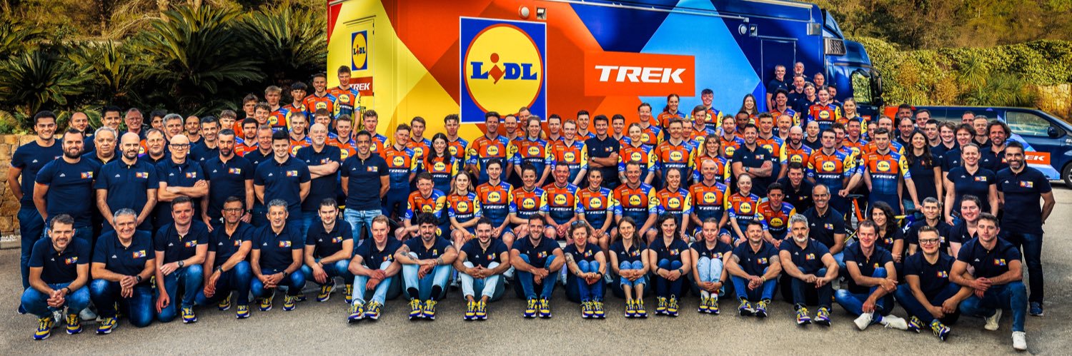 Lidl-Trek's banner