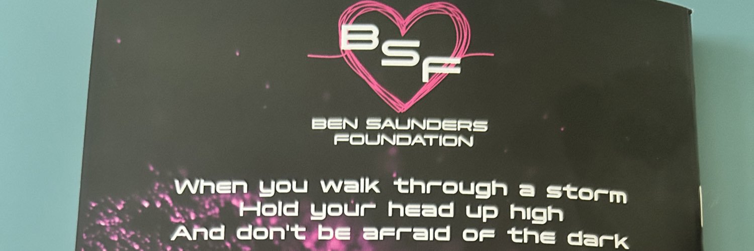 Ben Saunders Foundation's banner