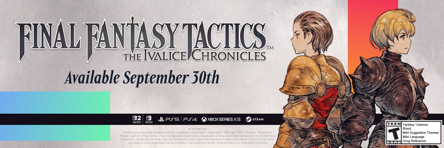 Square Enix's banner