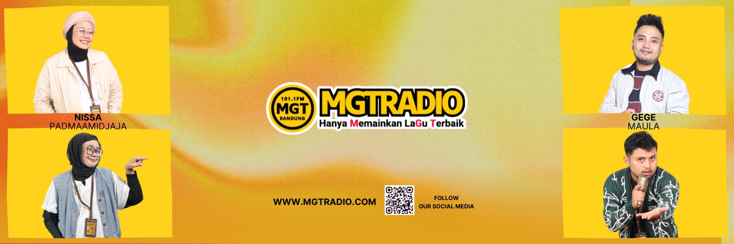101.1 MGTRADIO Bandung banner