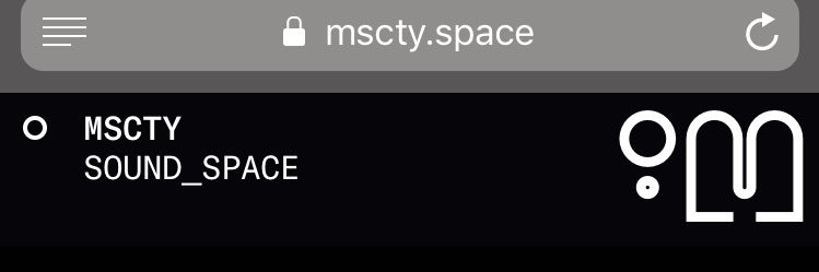 MSCTY.SPACE banner