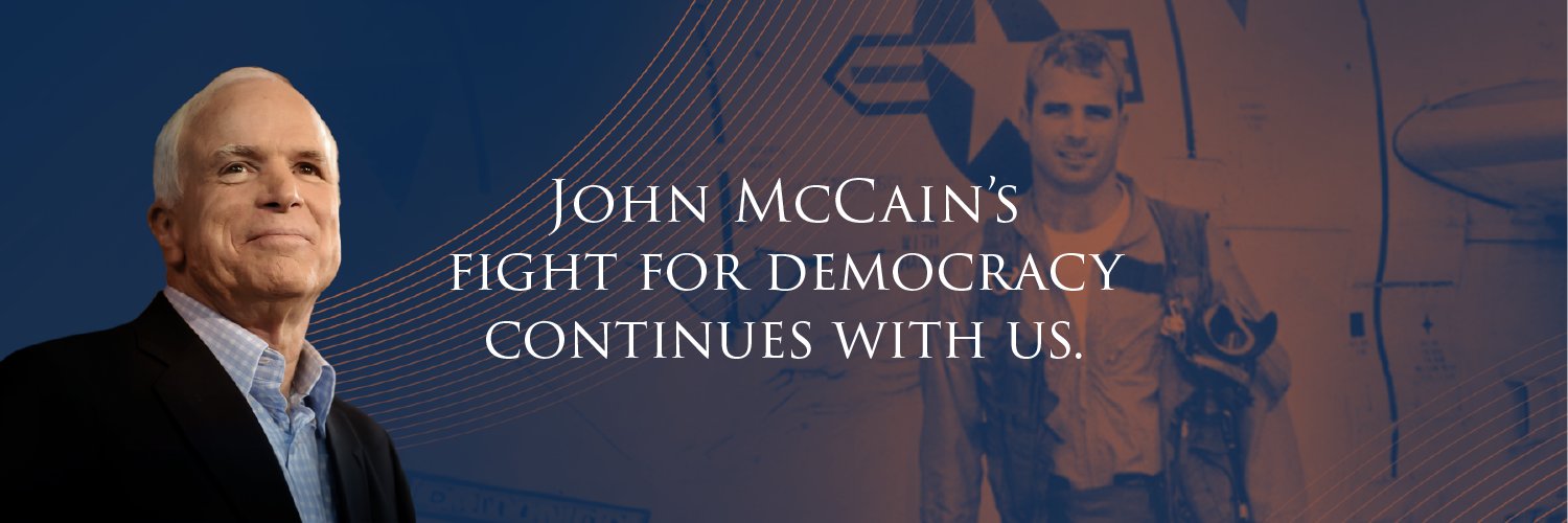 McCain Institute's banner