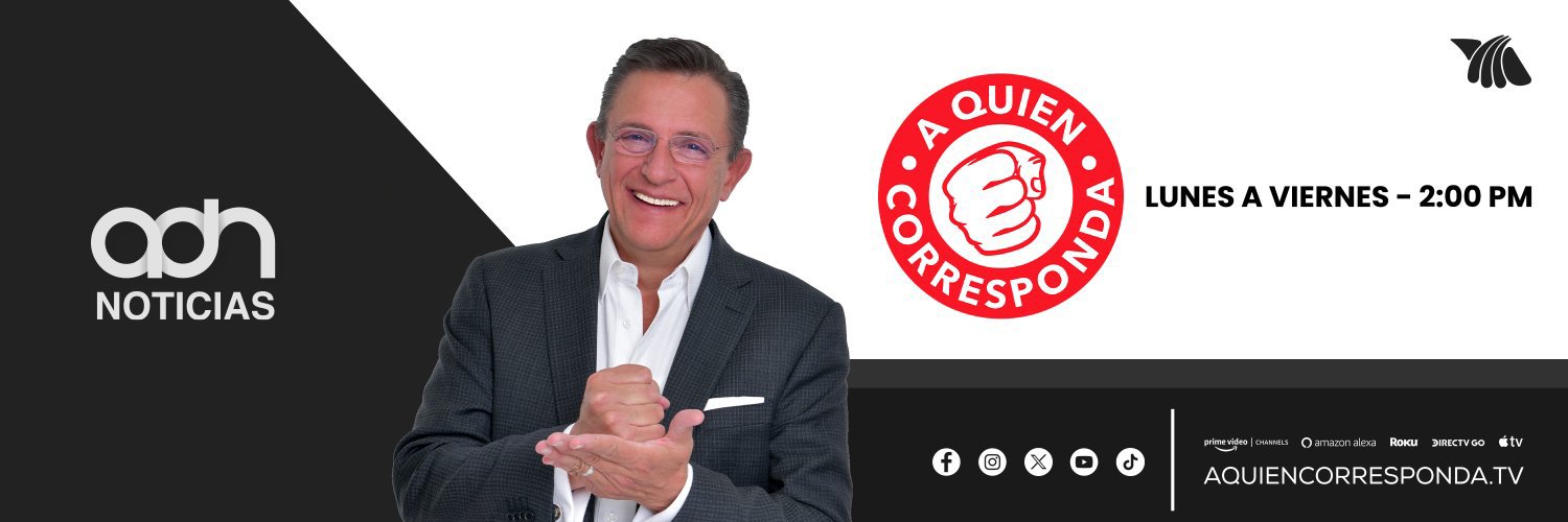 A QUIEN CORRESPONDA banner