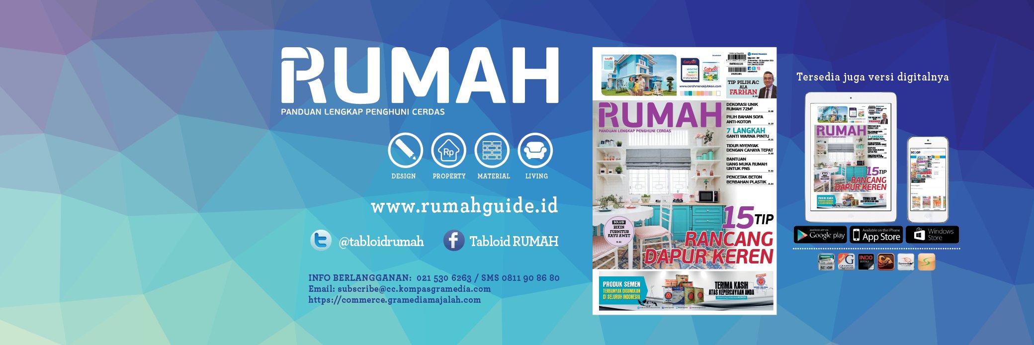 Tabloid RUMAH banner