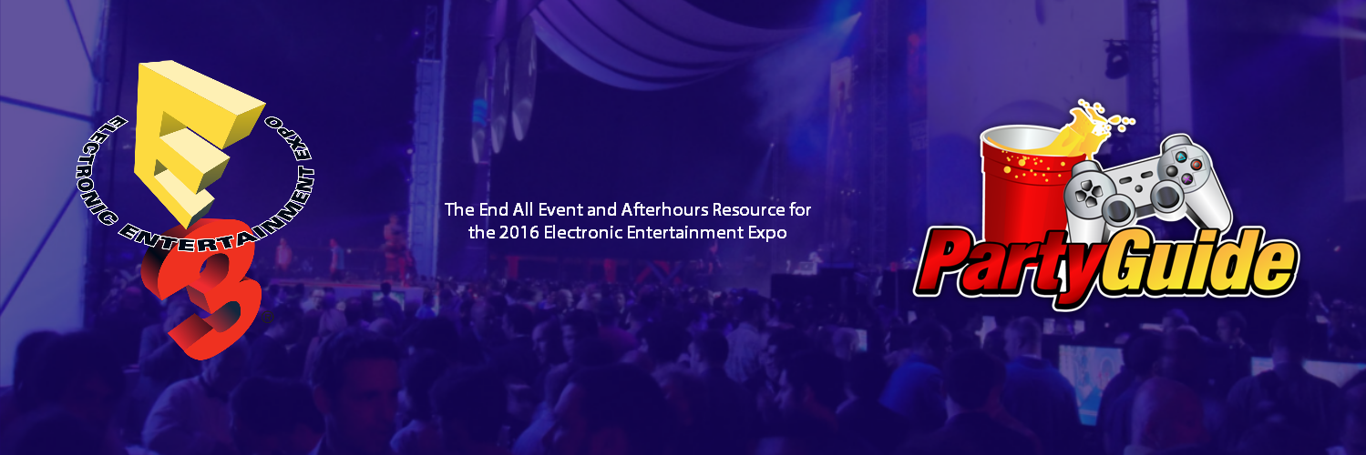 E3 Party Guide banner