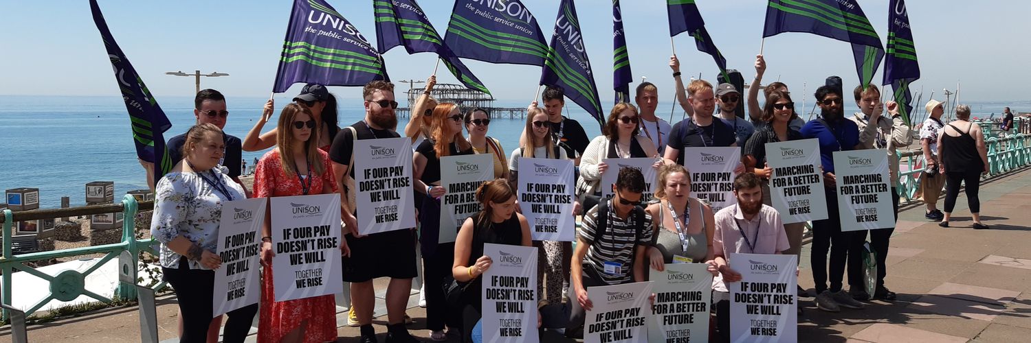 Young Members in UNISON banner
