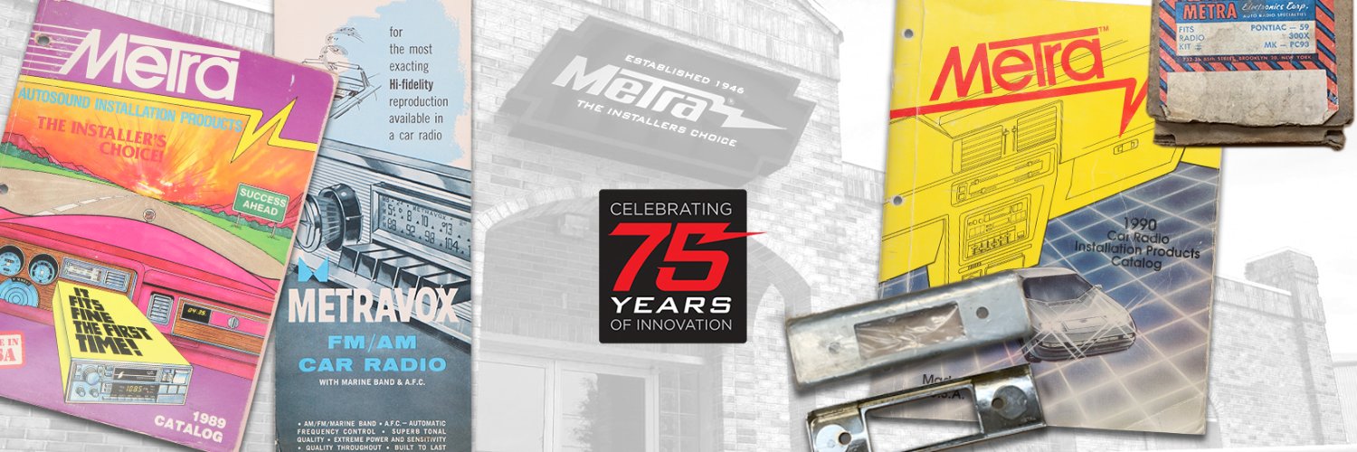 Metra Electronics banner