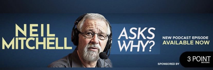 Neil Mitchell's banner