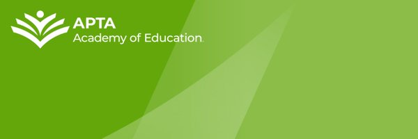 APTA_AcadPTEd Profile Banner
