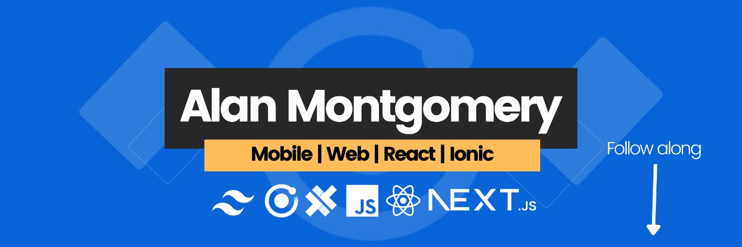 Alan Montgomery banner