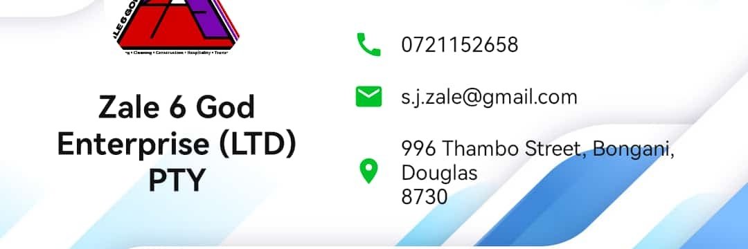 Zale 6 God Enterprise (LTD) PTY banner