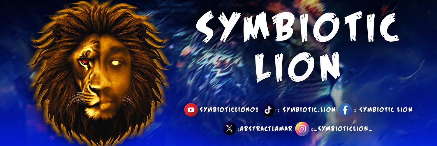 Symbiotic Lion 🦁 ♒️ banner